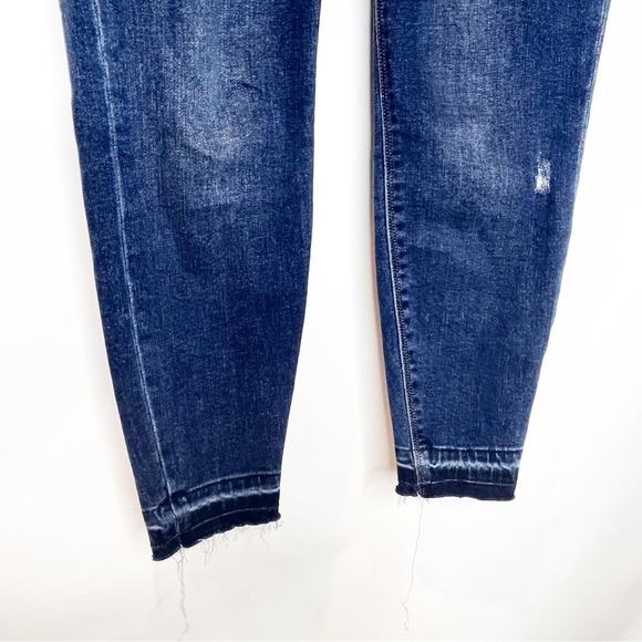 Spanx | Distressed Ankle Skinny Jeans, Medium Wash - Picture 5 of 8